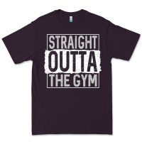 Plum straight outta the gym Premium Tee - linhVisuals
