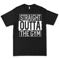 Black straight outta the gym Premium Tee - linhVisuals
