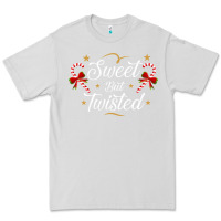 Dove Grey sweet but twisted candy cane christmas humor funny and cute gifts for Premium Tee - linhVisuals