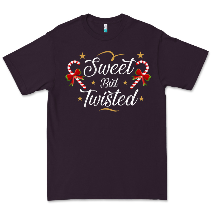 Sweet But Twisted Candy Cane Christmas Humor Funny And Cute Gifts For Premium Tee by linhVisuals | Teevron