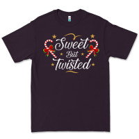 Plum sweet but twisted candy cane christmas humor funny and cute gifts for Premium Tee - linhVisuals