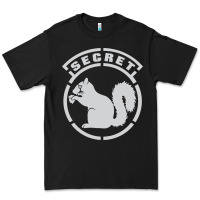 Black Secret Squirrel Premium Tee - linhVisuals