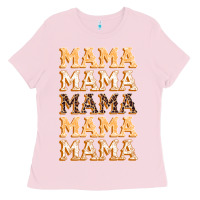 Bubblegum Pink fall mama Ladies Tee - BundleAndBundleShop