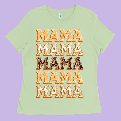 Fall Mama Ladies Tee Designed By Bundleandbundleshop