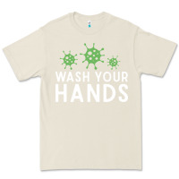 Bone wash your hands green germs graphic Premium Tee - linhVisuals