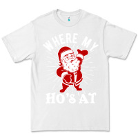 White where my ho's at funny santa christmas pun naughty xmas humor gift Premium Tee - linhVisuals