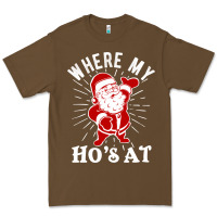 Cacao where my ho's at funny santa christmas pun naughty xmas humor gift Premium Tee - linhVisuals