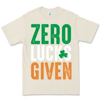 Bone zero lucks given funny st patricks day joke quote lucky shamrock irela Premium Tee - linhVisuals