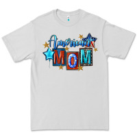 Dove Grey American mom Mother's Day Premium Tee - FaDigitalArtStudio