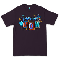 Plum American mom Mother's Day Premium Tee - FaDigitalArtStudio