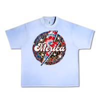 Grape Ice Western Merica Patriotic 4th of July Urban Heavy Tee - LillyAllenDesigns