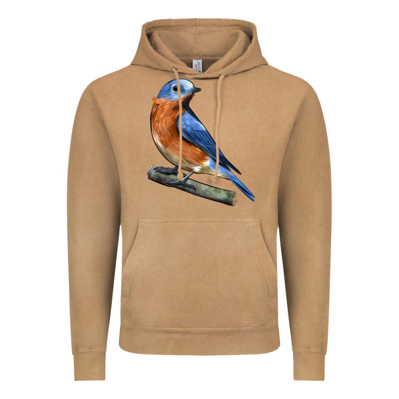 Eastern Bluebird Vintage Hoodie by LillyAllenDesigns | Teevron