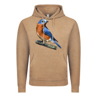 Vintage Coffee Eastern Bluebird Vintage Hoodie - LillyAllenDesigns