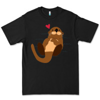Black otter Premium Tee - linhVisuals