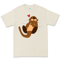 Bone otter Premium Tee - linhVisuals