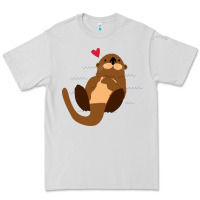 Dove Grey otter Premium Tee - linhVisuals