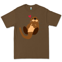 Cacao otter Premium Tee - linhVisuals