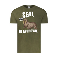 Vintage Olive Seal nice Of Approval Vintage Tee - Bettercallsaul