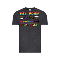 Vintage Black gay pride loading please wait Vintage Tee - LillyAllenDesigns