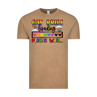 Vintage Coffee gay pride loading please wait Vintage Tee - LillyAllenDesigns