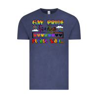 Vintage Denim gay pride loading please wait Vintage Tee - LillyAllenDesigns