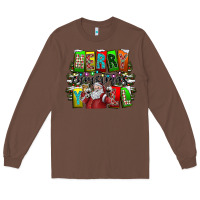 Chestnut merry christmas yall Long Sleeve Tee - CowhideDigitalArt