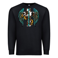 Black western wings cross blessed Premium Sweatshirt - RanaPortraitStore
