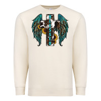 Sandshell western wings cross blessed Premium Sweatshirt - RanaPortraitStore