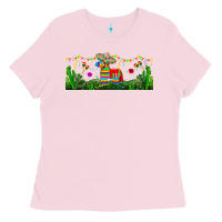 Bubblegum Pink pinata libbey glass Ladies Tee - BundleAndBundleShop