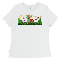 White pinata libbey glass Ladies Tee - BundleAndBundleShop