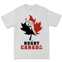 Dove Grey canada rugby Premium Tee - linhVisuals