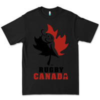 Black canada rugby Premium Tee - linhVisuals