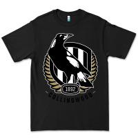 Black collingwood fc Premium Tee - linhVisuals