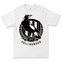 White collingwood fc Premium Tee - linhVisuals