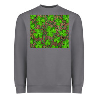 Storm shamrock and leopard Heavyweight Sweatshirt - RanaPortraitStore