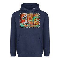 Navy western back to school 1st grade Heavyweight Hoodie - Jasminsmagicworld