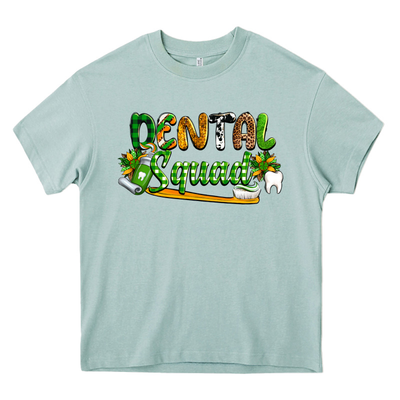 St. Patrick's Day Dental Squad Heavy Core Tee by OliviaCreatesArt | Teevron