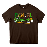 Chocolate Brown St. Patrick's Day Dental squad Heavy Core Tee - OliviaCreatesArt