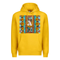 Lemon goat family mom sunflowers serape leopard cowhide tumbler Premium Hoodie - Artiststas