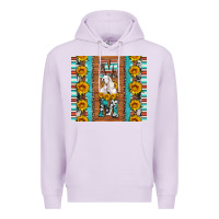Lilac goat family mom sunflowers serape leopard cowhide tumbler Premium Hoodie - Artiststas