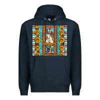 Goat Family Mom Sunflowers Serape Leopard Cowhide Tumbler Premium Hoodie | Teevron