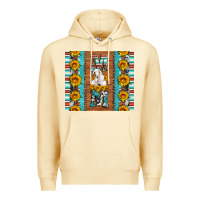 Pina Colada goat family mom sunflowers serape leopard cowhide tumbler Premium Hoodie - Artiststas