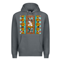 Rock goat family mom sunflowers serape leopard cowhide tumbler Premium Hoodie - Artiststas