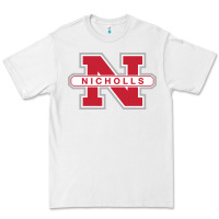 White nicholls state colonels wordmark Premium Tee - linhVisuals