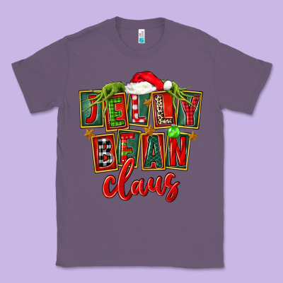 Christmas Jelly Bean Claus Classic Tee Designed By Fadigitalartstudio