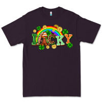 Plum lucky gnome St. Patricks Day Premium Tee - FaDigitalArtStudio
