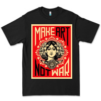Black make art no war Premium Tee - linhVisuals