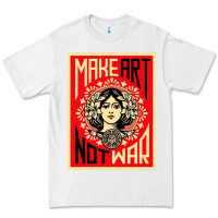 White make art no war Premium Tee - linhVisuals