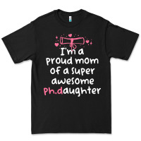 Black proud mom phd graduation family super awesome ph Premium Tee - linhVisuals