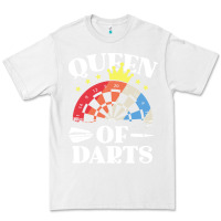 White darts shirts for women dart throwing league Premium Tee - linhVisuals